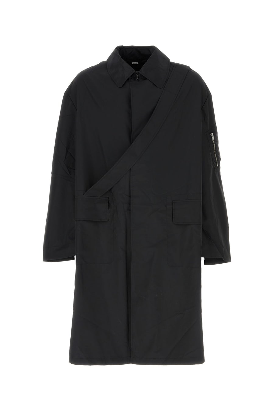 RANDOM IDENTITIES Cappotto in poliestere nero