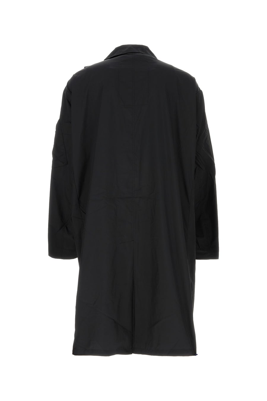 RANDOM IDENTITIES Cappotto in poliestere nero, view 2