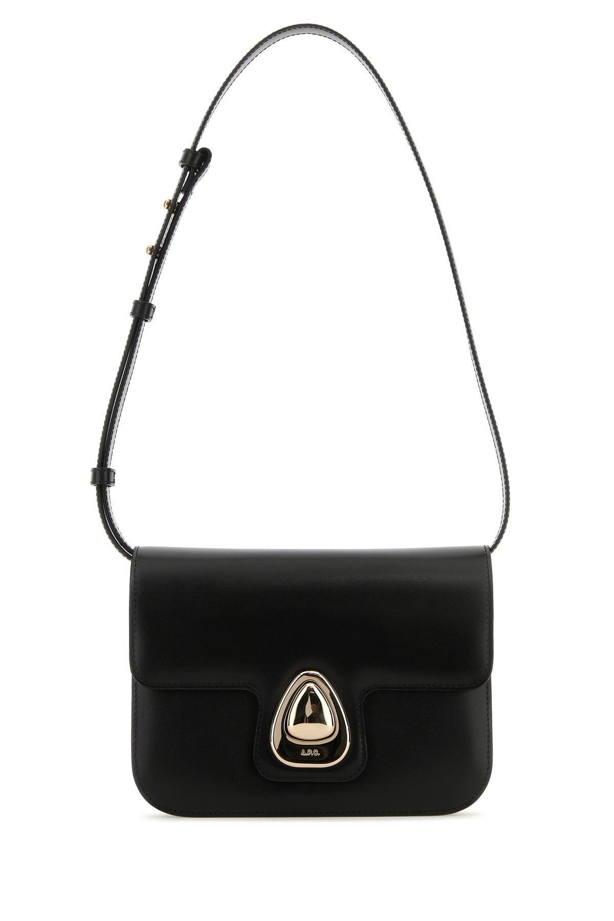 A.P.C. Borsa a tracolla Astra piccola in pelle nera