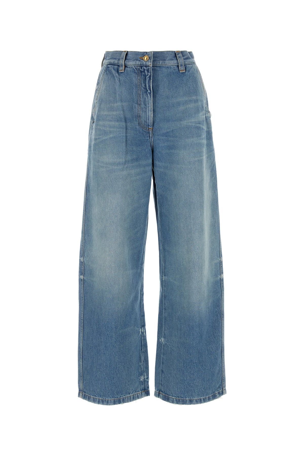Palm Angels Jeans dalla gamba ampia in denim