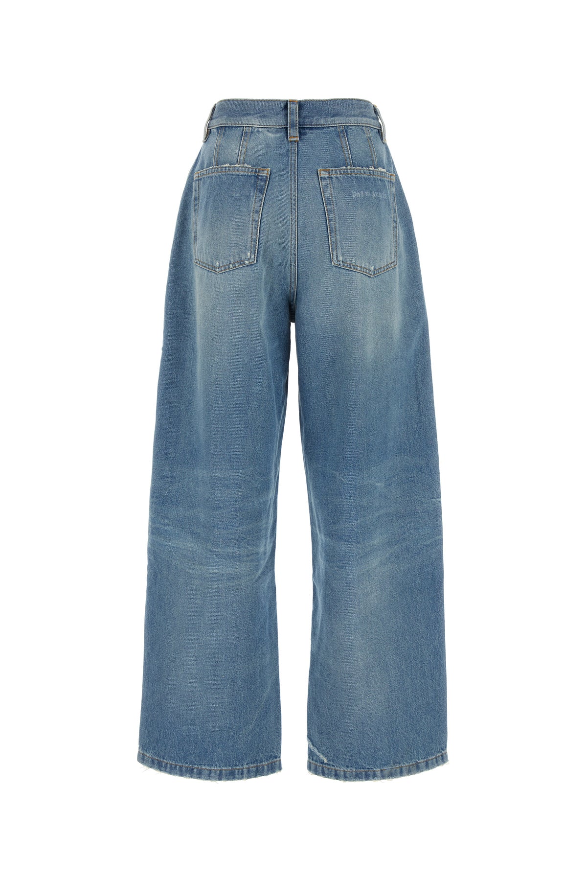 Palm Angels Jeans dalla gamba ampia in denim, view 2