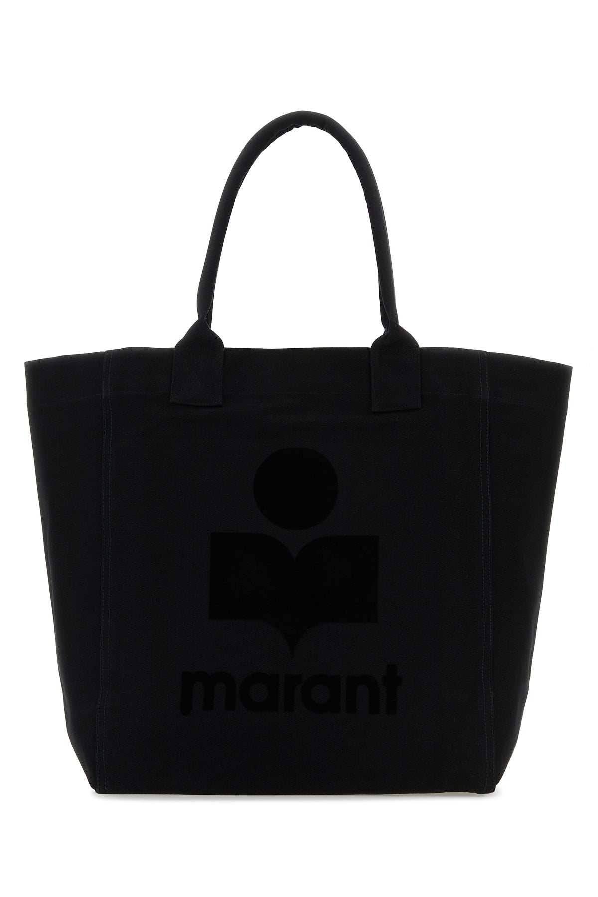 Isabel Marant Borsa shopping Yenky in cotone nero