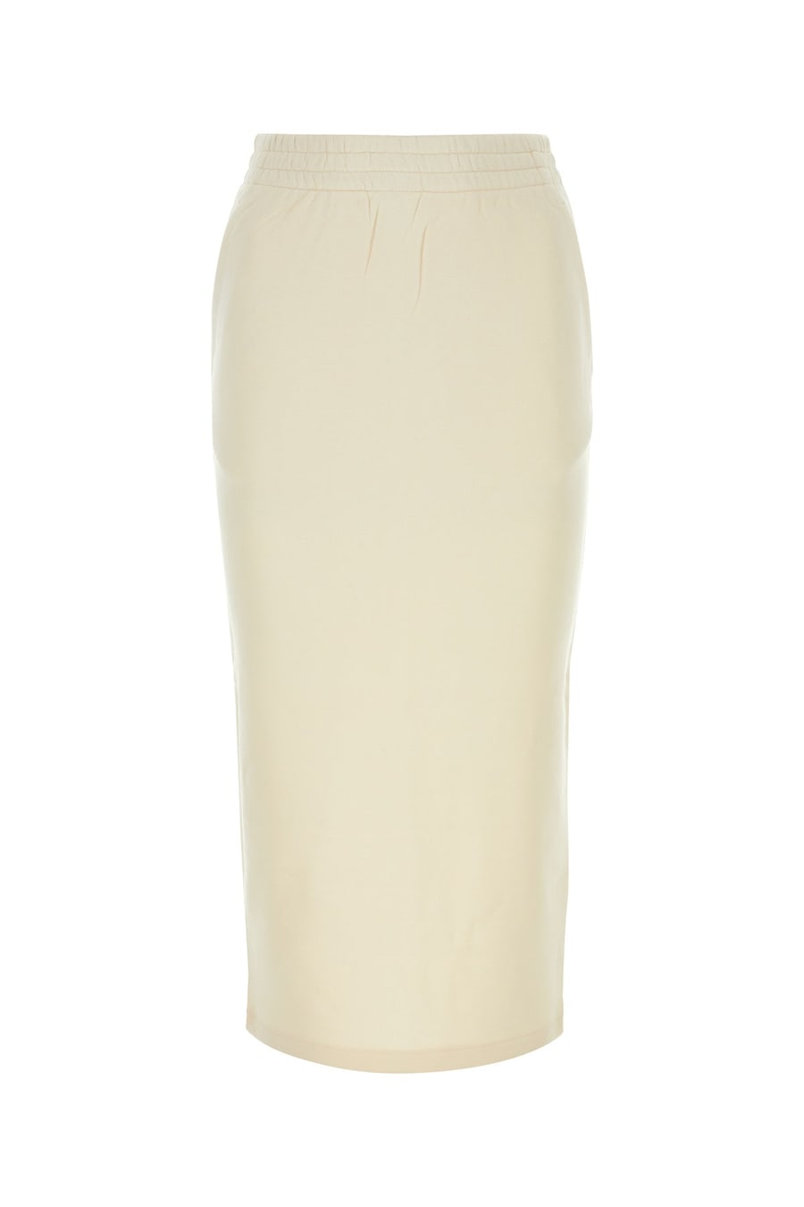 Prada Gonna in cotone crema