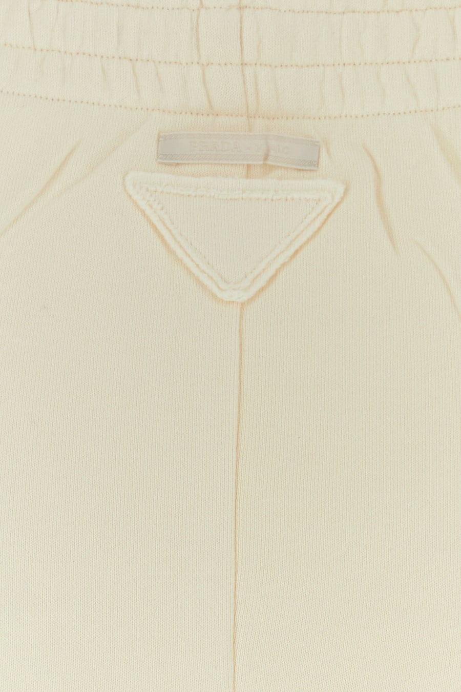 Prada Gonna in cotone crema, view 3