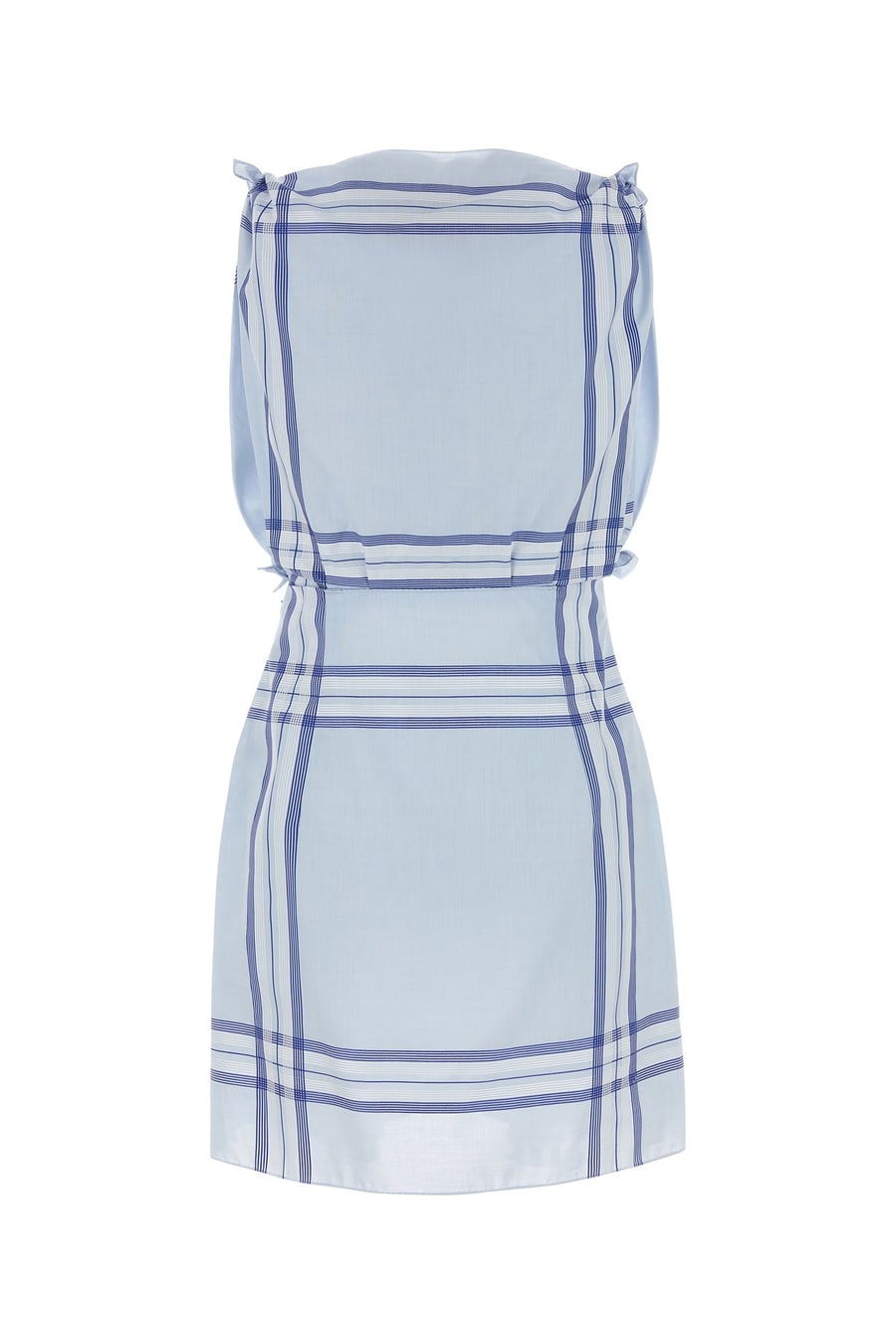 Prada Mini abito in cotone ricamato, view 2
