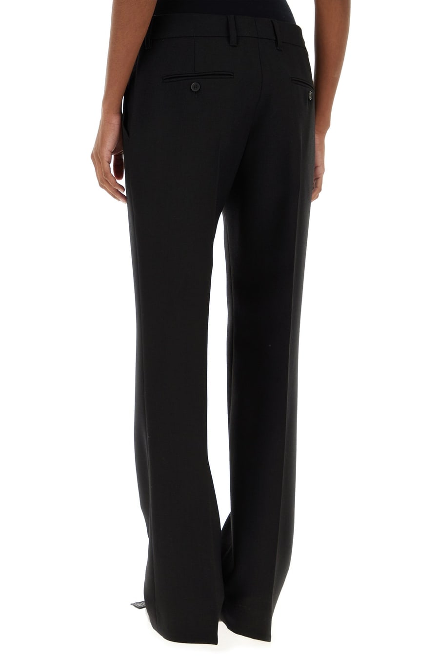 Prada Pantalone in lana nera, view 4