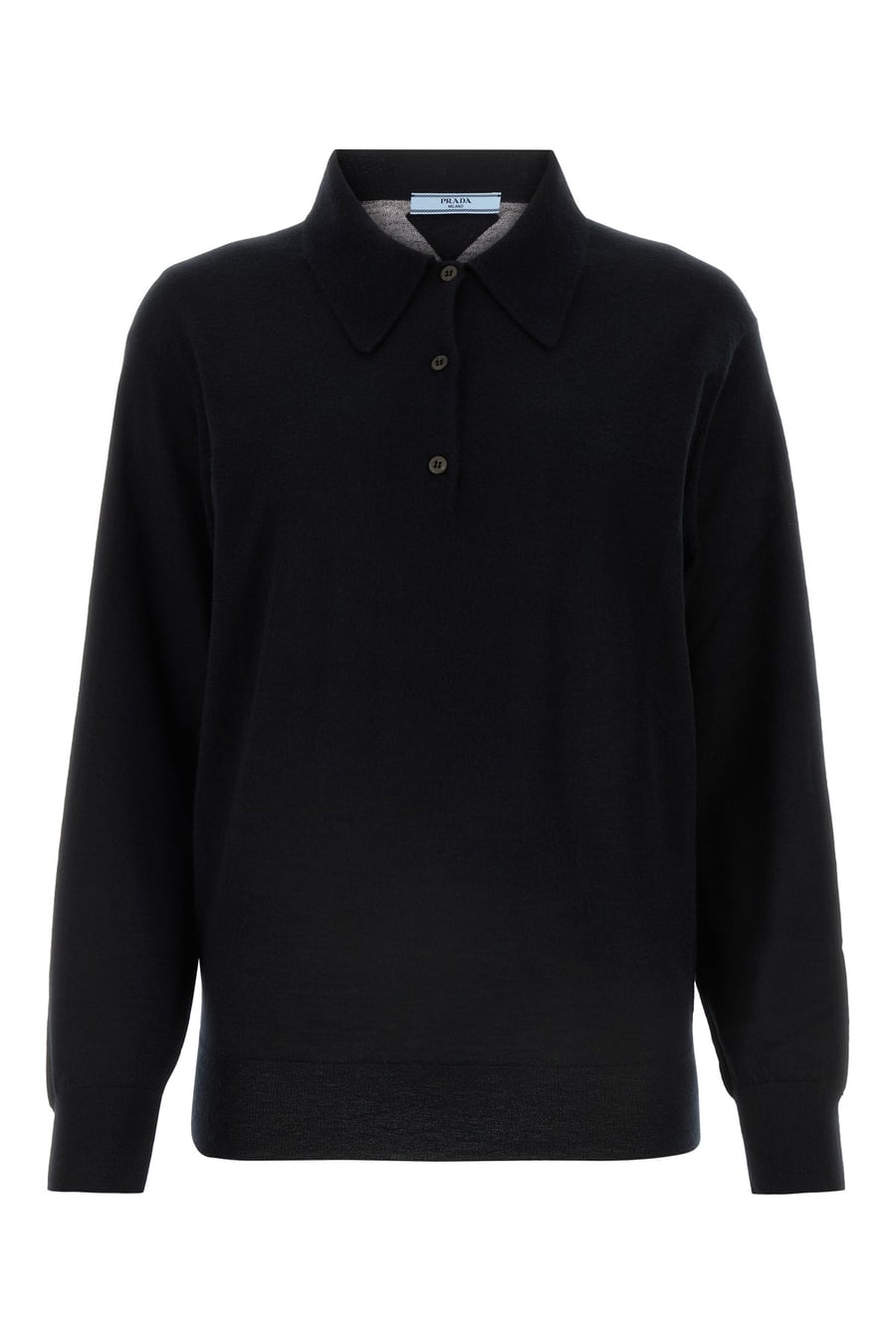 Prada Polo in cashmere nero