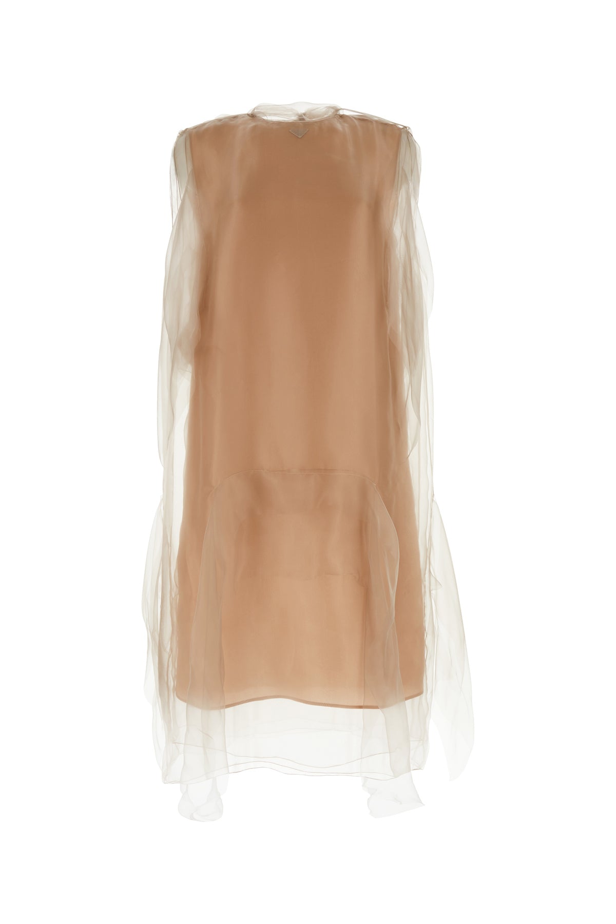 Prada Abito in voile rosa cipria
