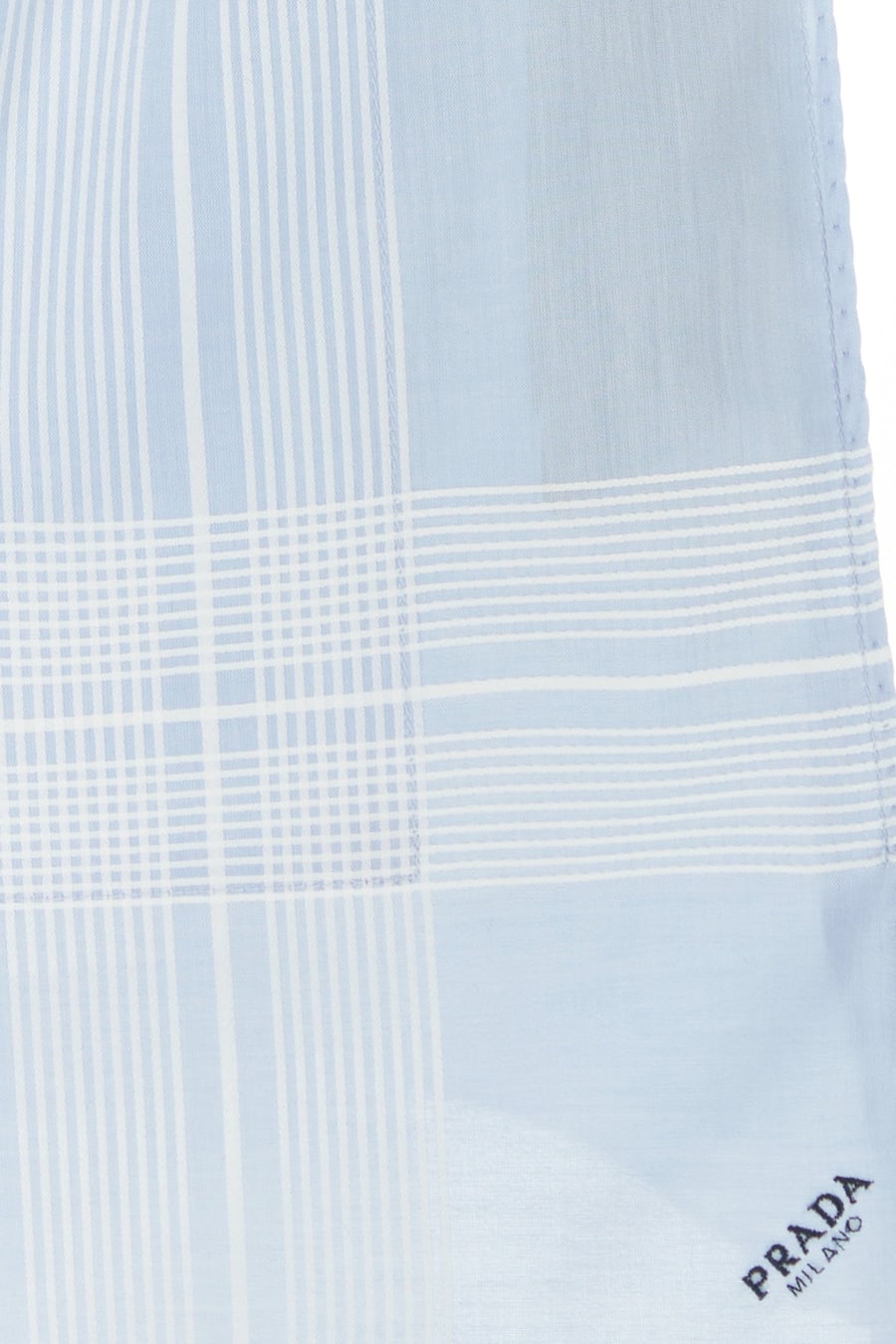 Prada Gonna in cotone azzurro, view 3