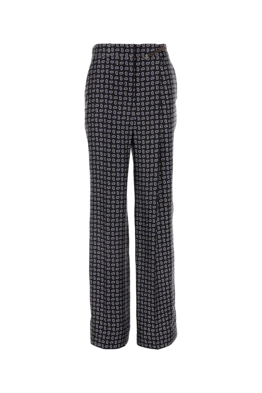 Prada Pantalone in seta stampata