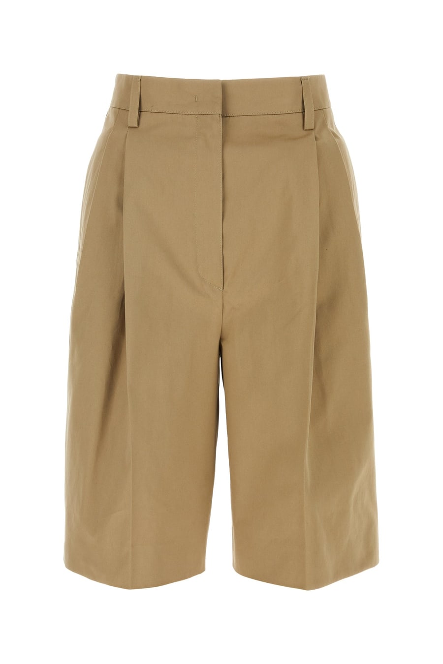 Prada Bermuda in cotone beige