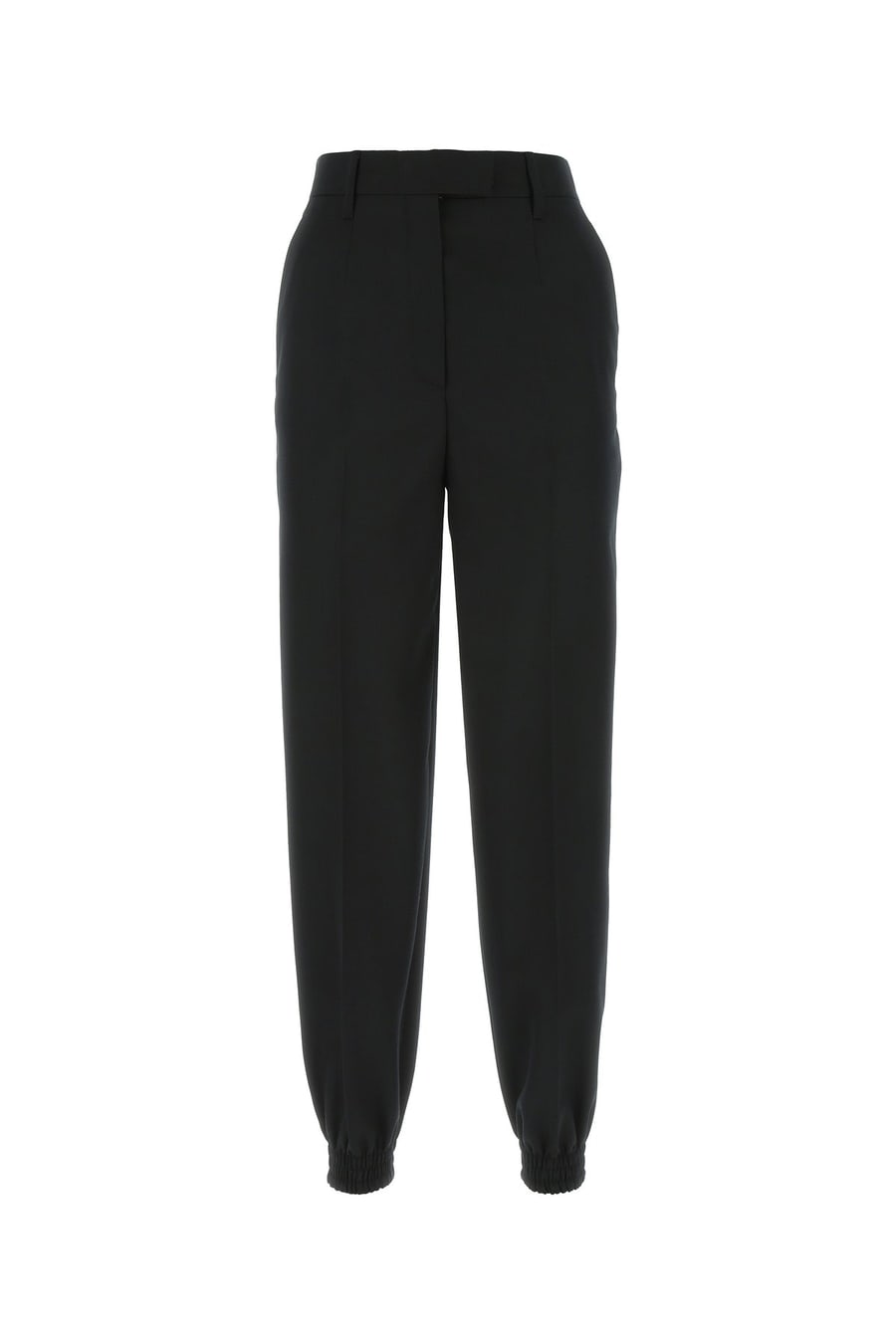 Prada Pantalone jogging in lana nera