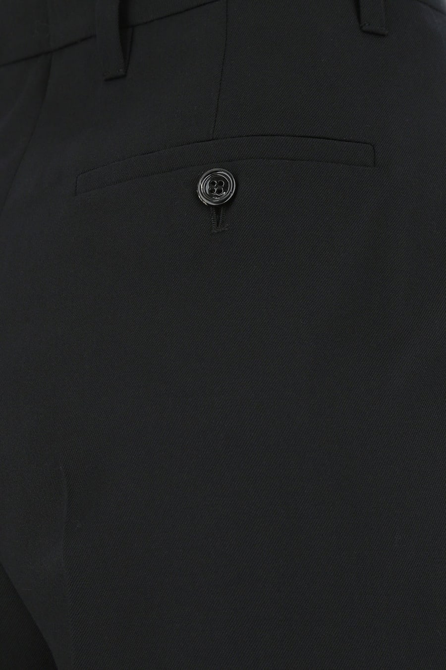 Prada Pantalone jogging in lana nera, view 3