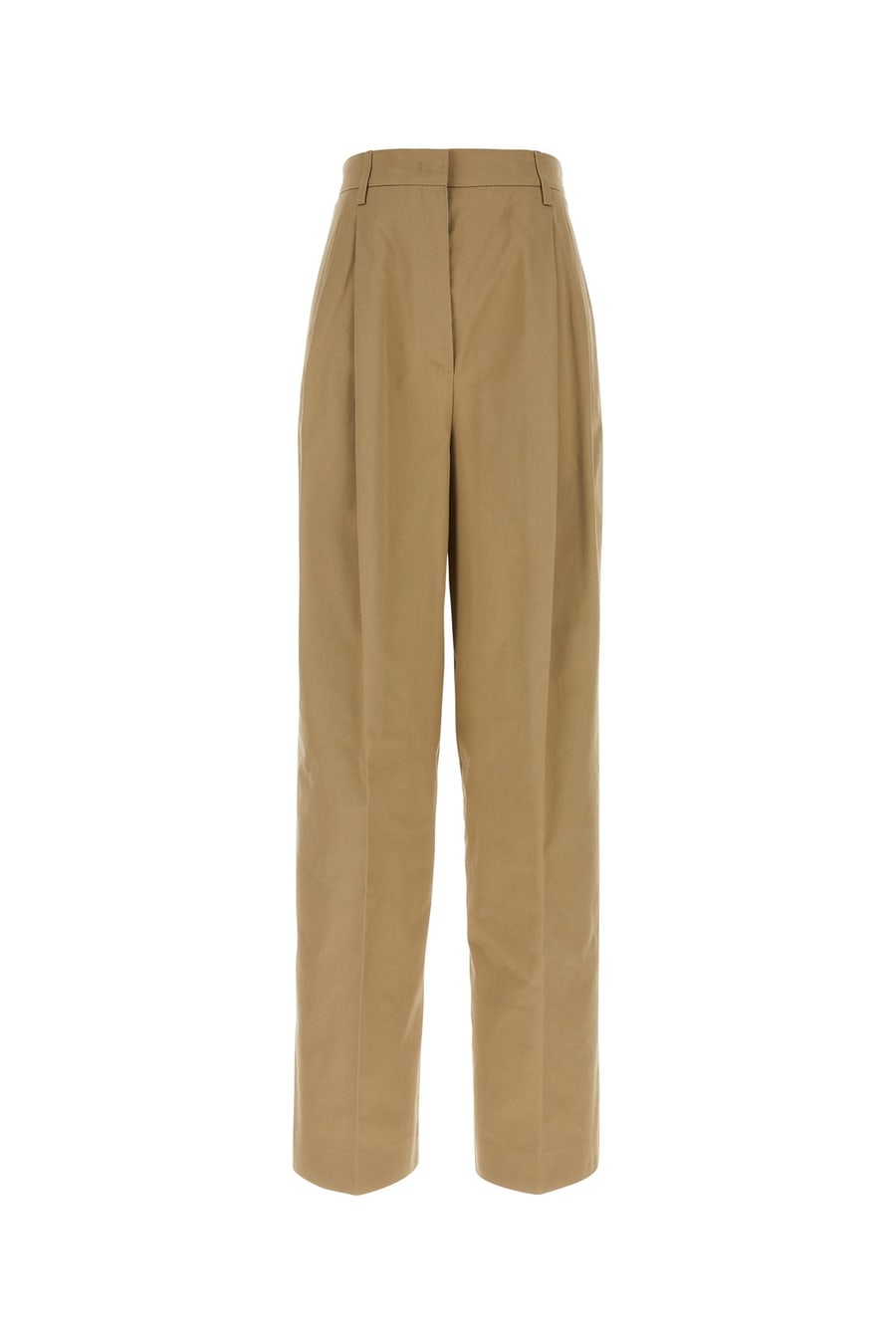 Prada Pantalone in cotone cammello