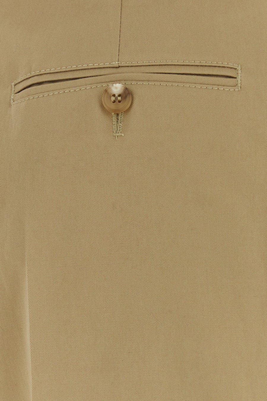Prada Pantalone in cotone cammello, view 3