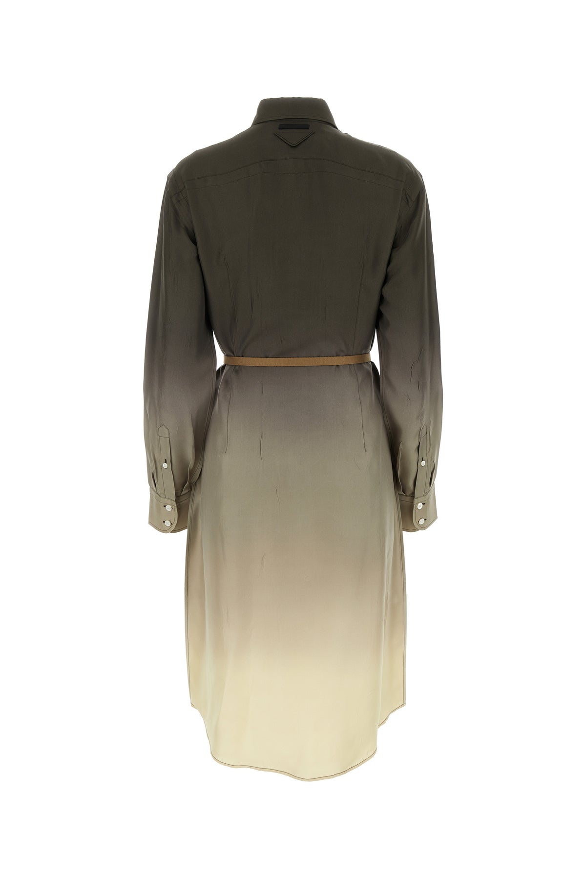 Prada Abito chemisier in twill multicolor, view 2