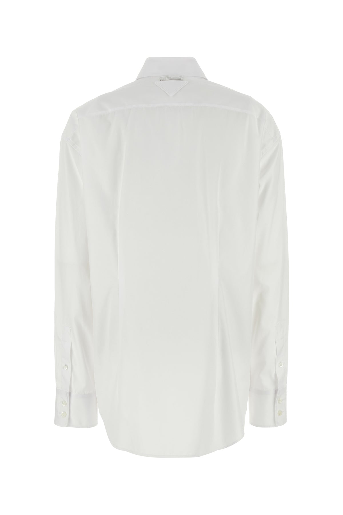 Prada Camicia in popeline bianco, view 2