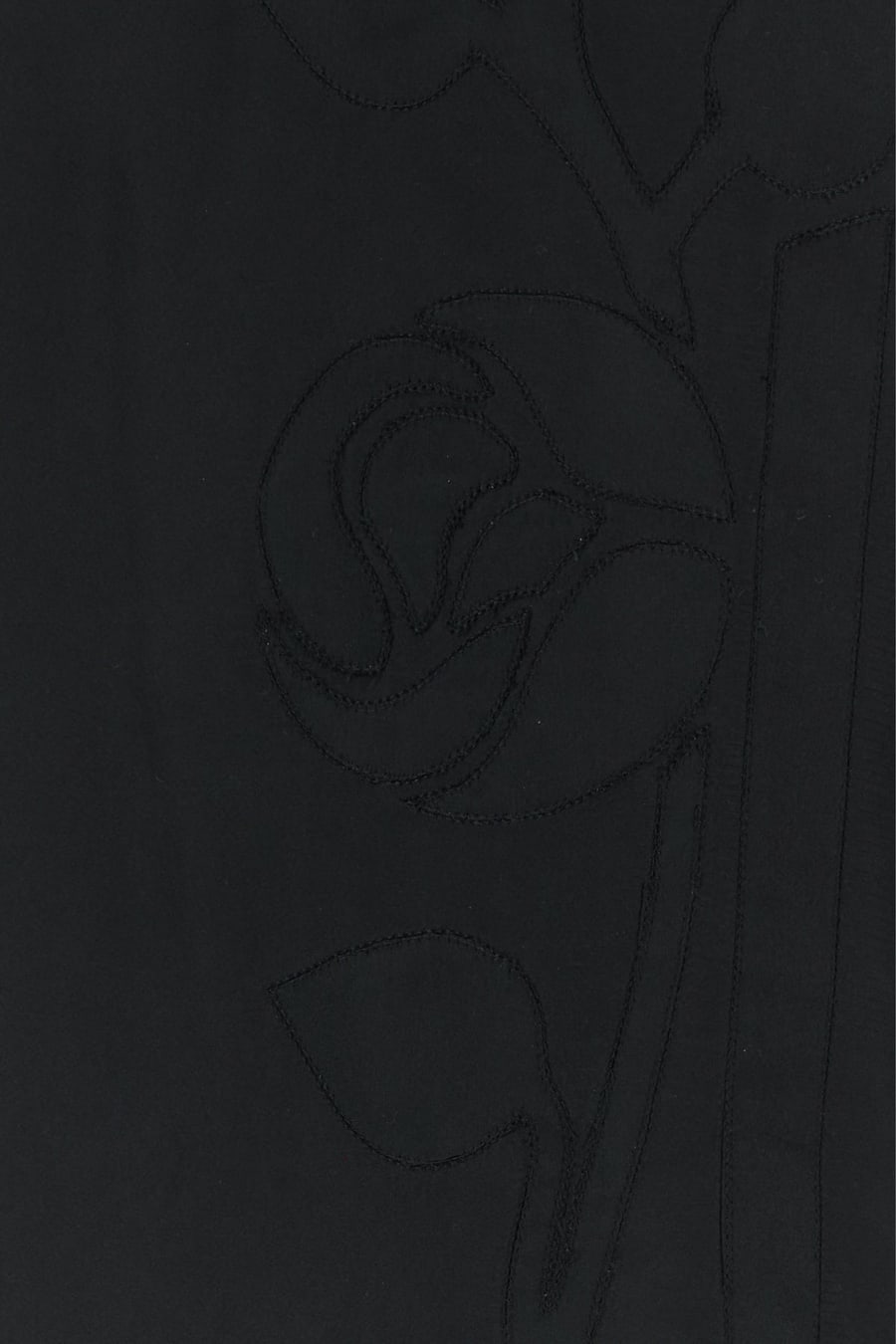 Prada Abito in seta nero, view 5