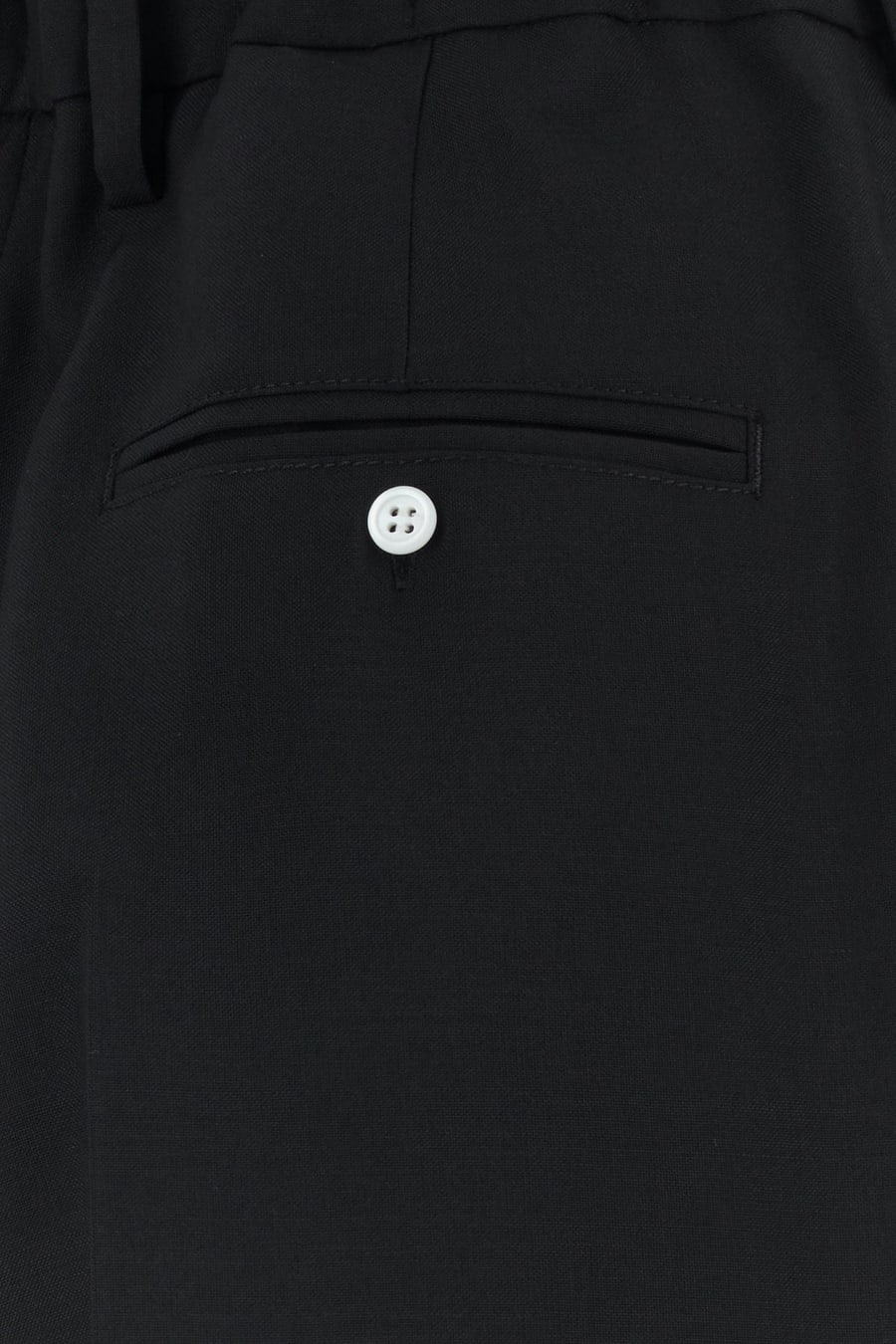 Prada Pantalone in misto lana nera, view 5