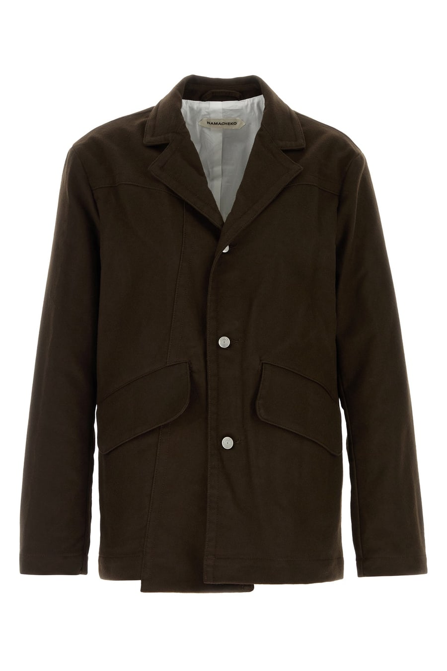 NAMACHEKO Giacca Moleskin in cotone marrone