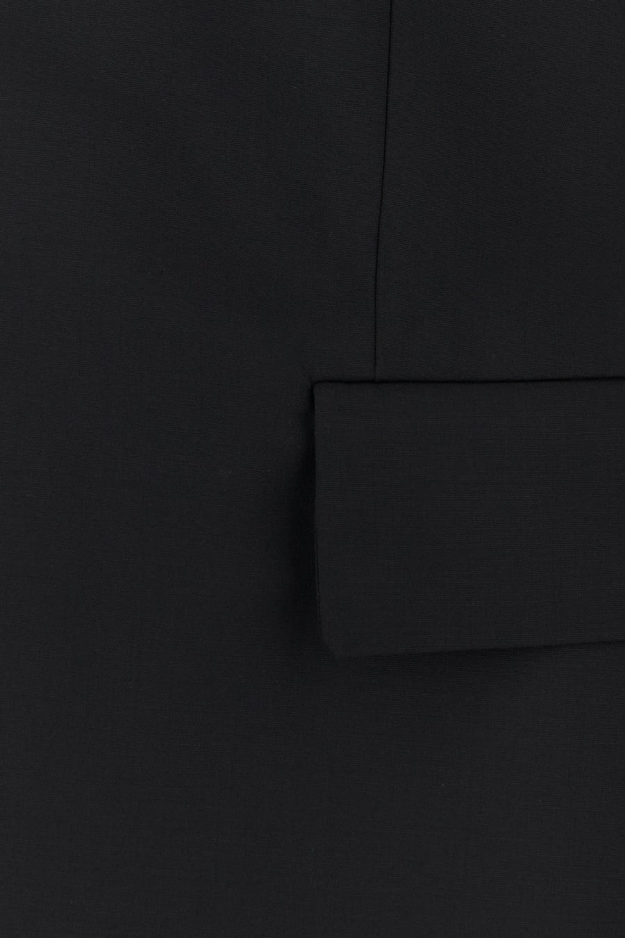 NENSI DOJAKA Giacca in lana stretch nera, view 3
