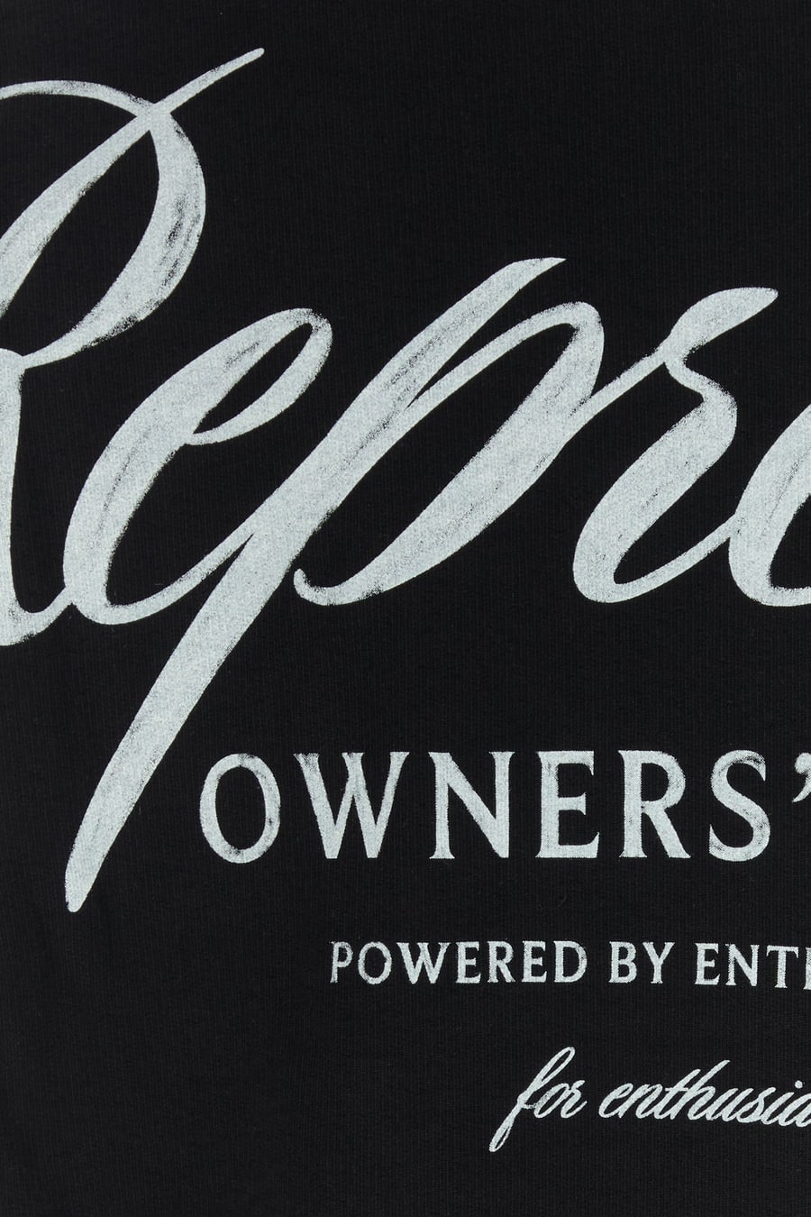 REPRESENT T-shirt in cotone nero, view 3