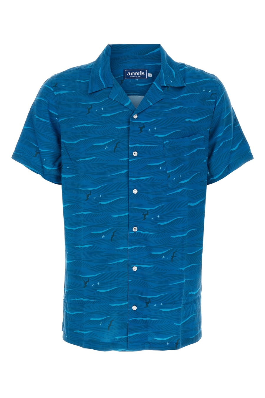 ARRELS Camicia in viscosa stampata