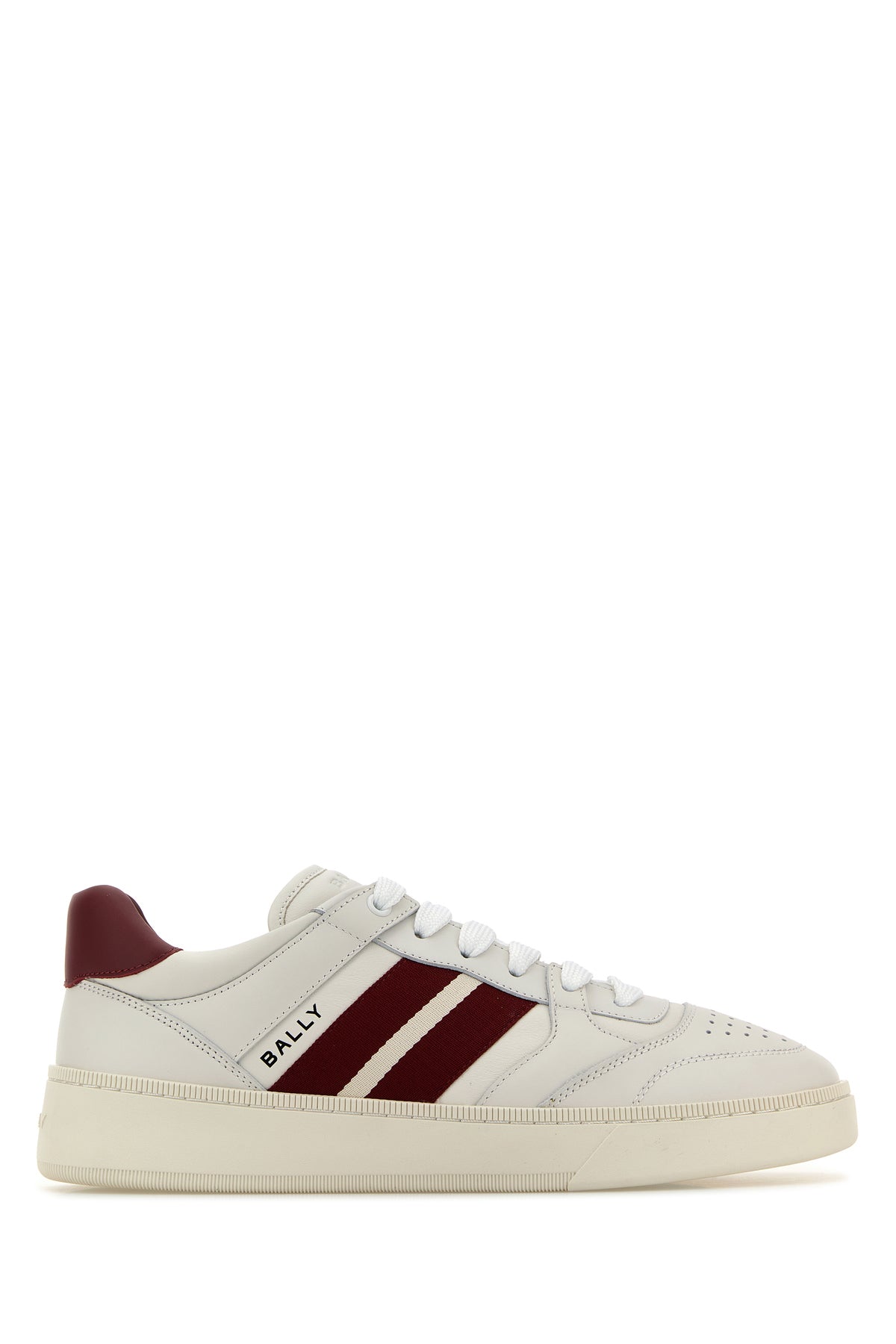 BALLY Sneakers Rebby in pelle bianca