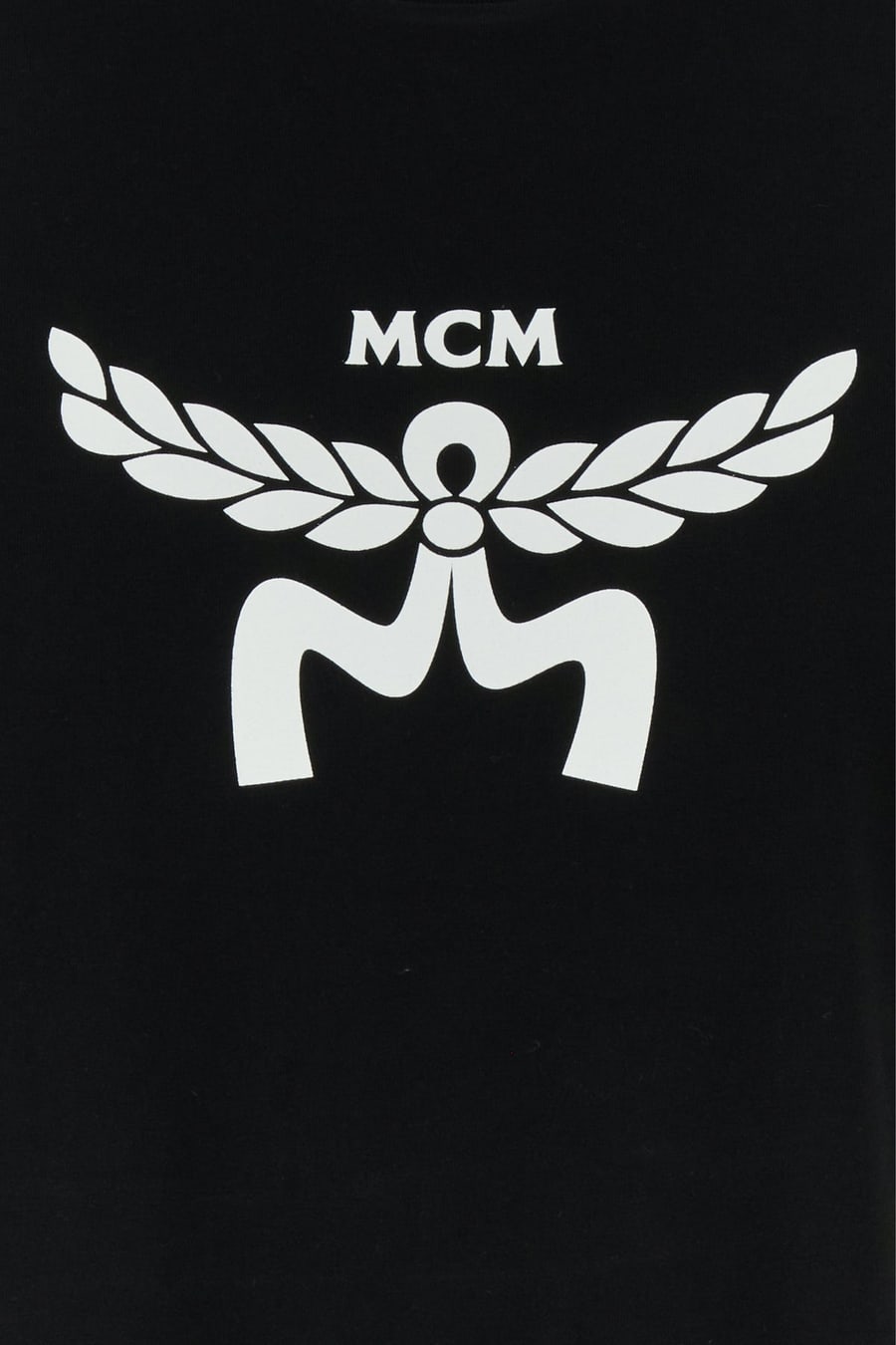 MCM T-shirt in cotone nero, view 3