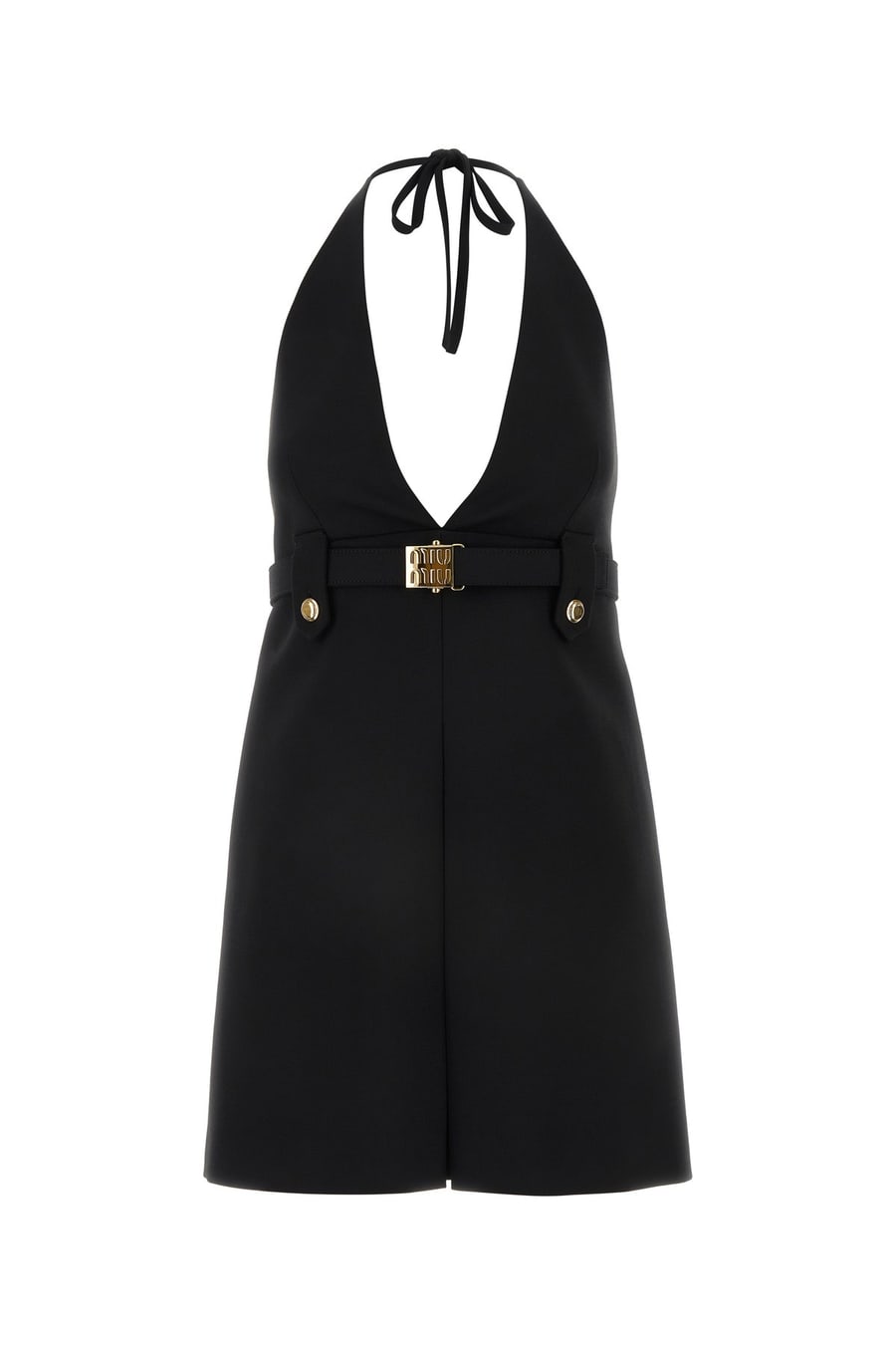Miu Miu Abito in lana stretch nera