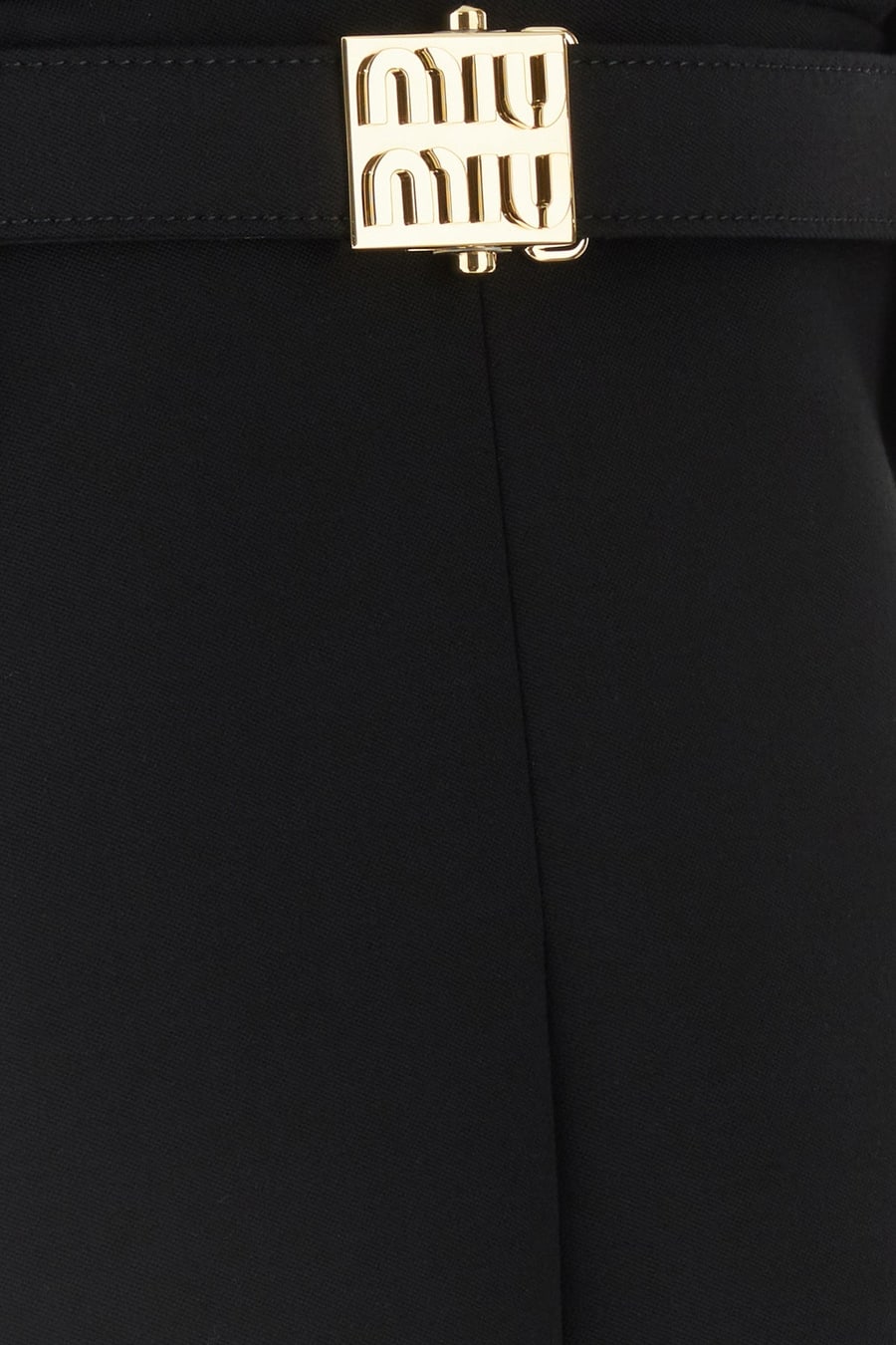 Miu Miu Abito in lana stretch nera, view 5
