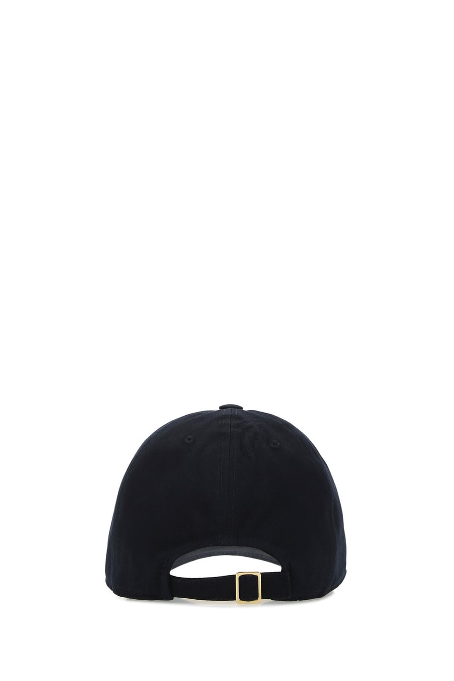 Thom Browne Cappello da baseball in cotone blu notte, view 3