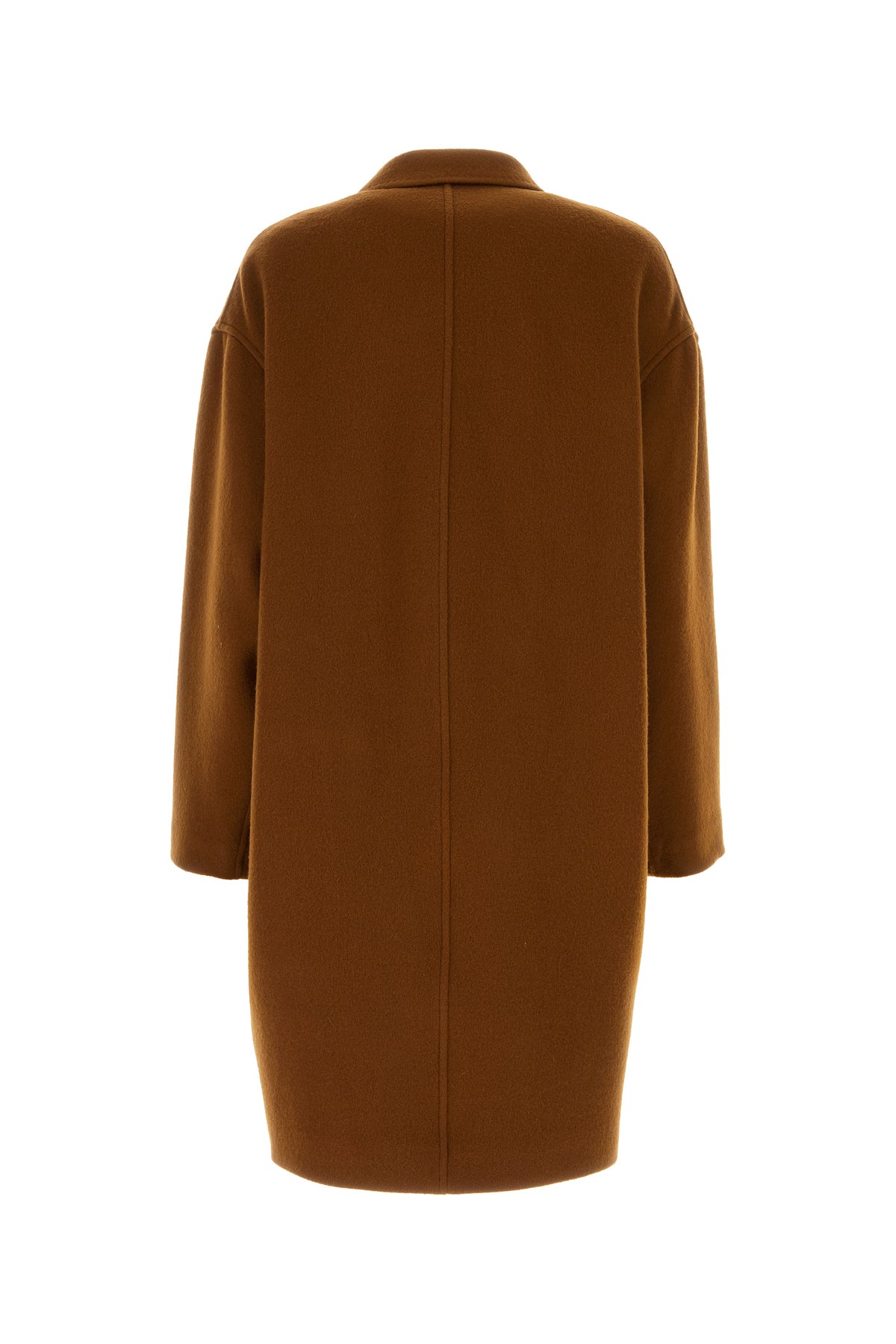Isabel Marant Cappotto Efegozi in misto lana caramello, view 2