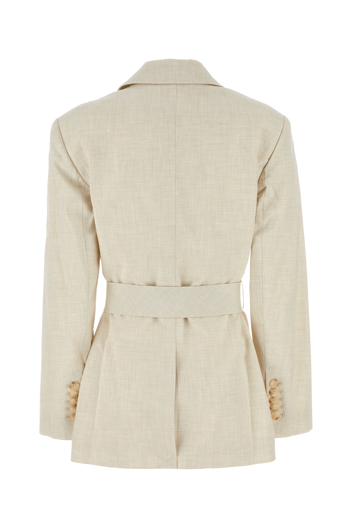 CAMILLA AND MARC Giacca Floris in misto poliestere stretch sabbia, view 2