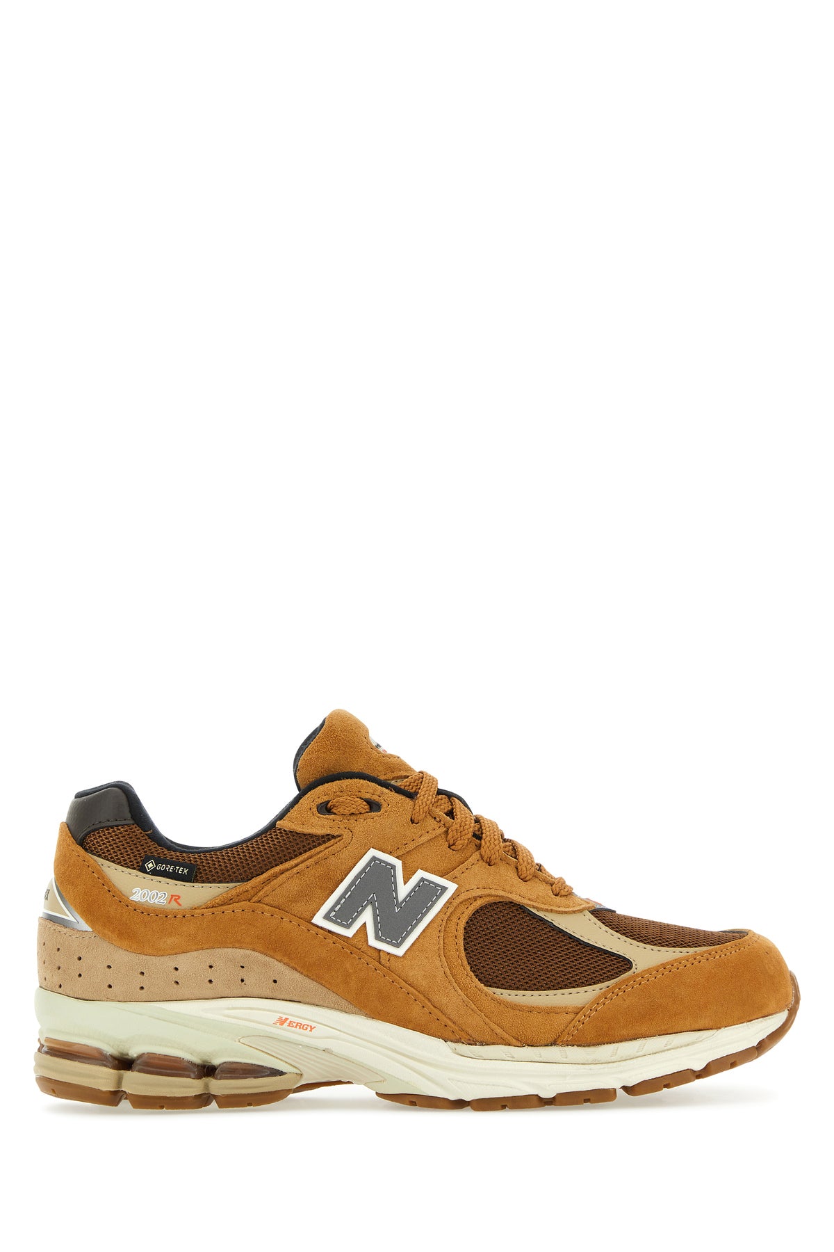 New Balance Sneakers 2002R cammello in pelle scamosciata e rete