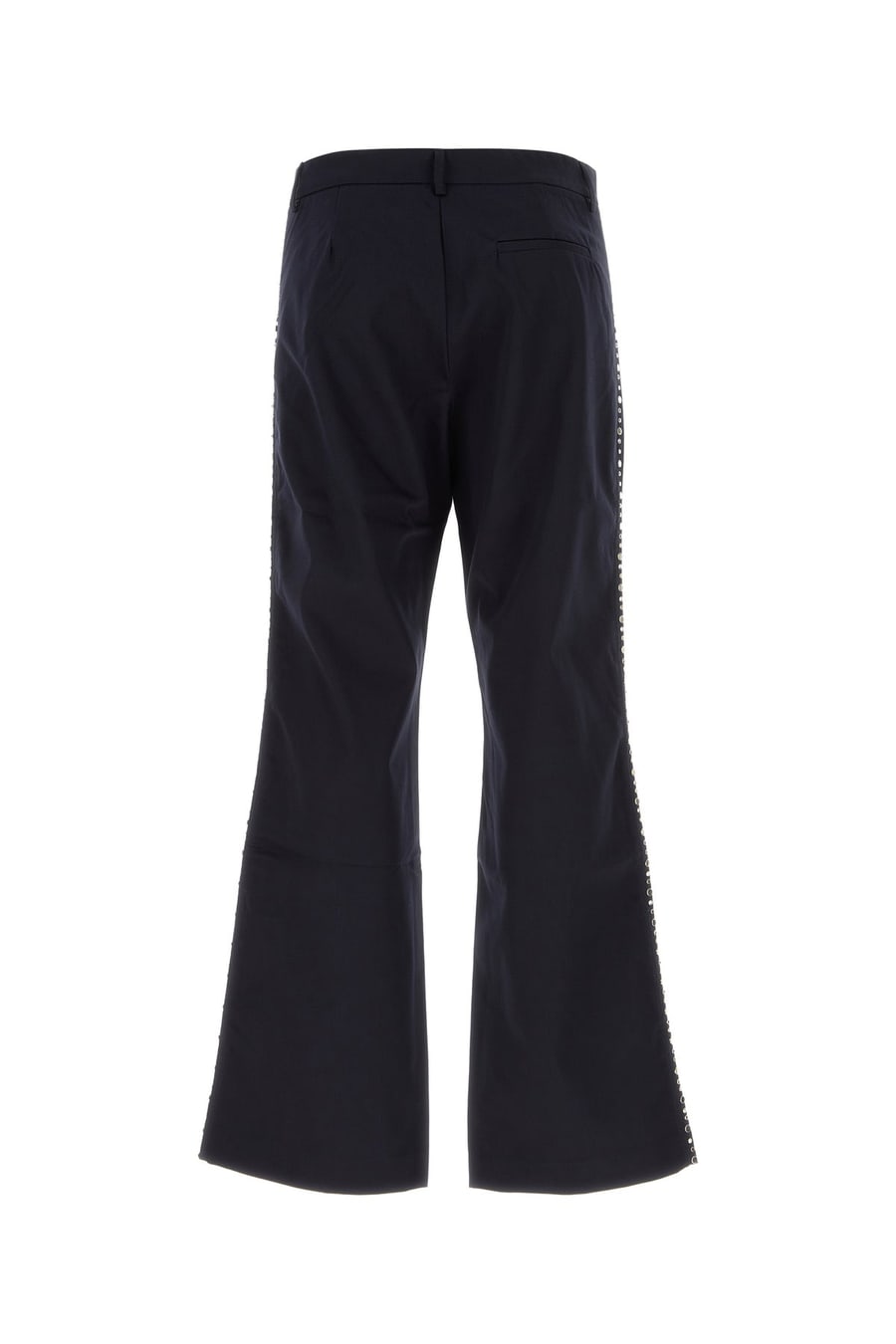 WALES BONNER Pantalone in cotone blu notte, view 2