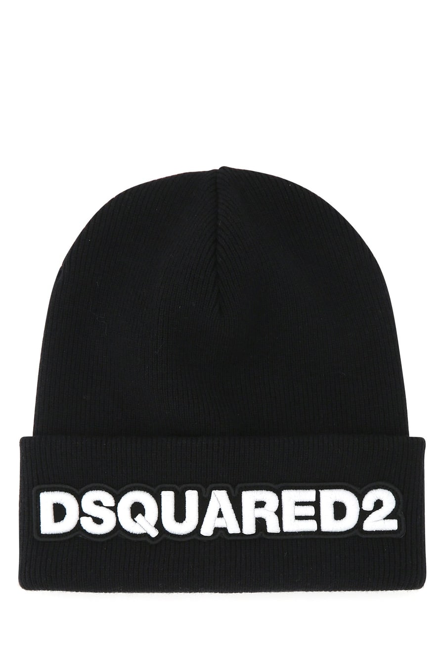 Dsquared2 Cuffia in lana nera