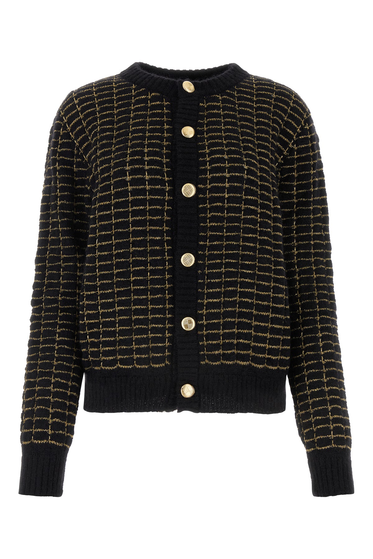 ERNEST W.BAKER Cardigan in misto canapa ricamata