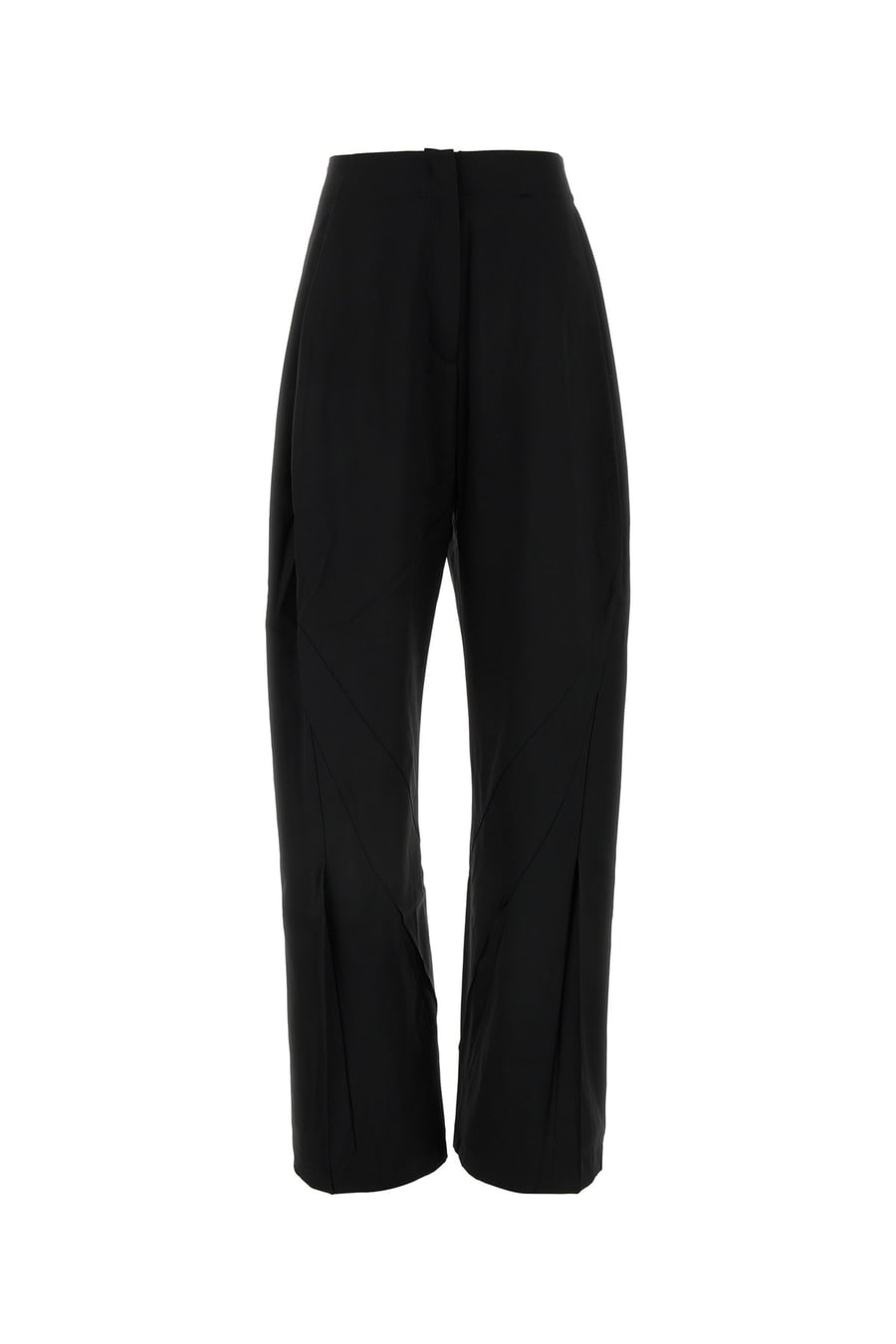 KIKO KOSTADINOV Pantalone dalla gamba ampia Venari in lana stretch nera