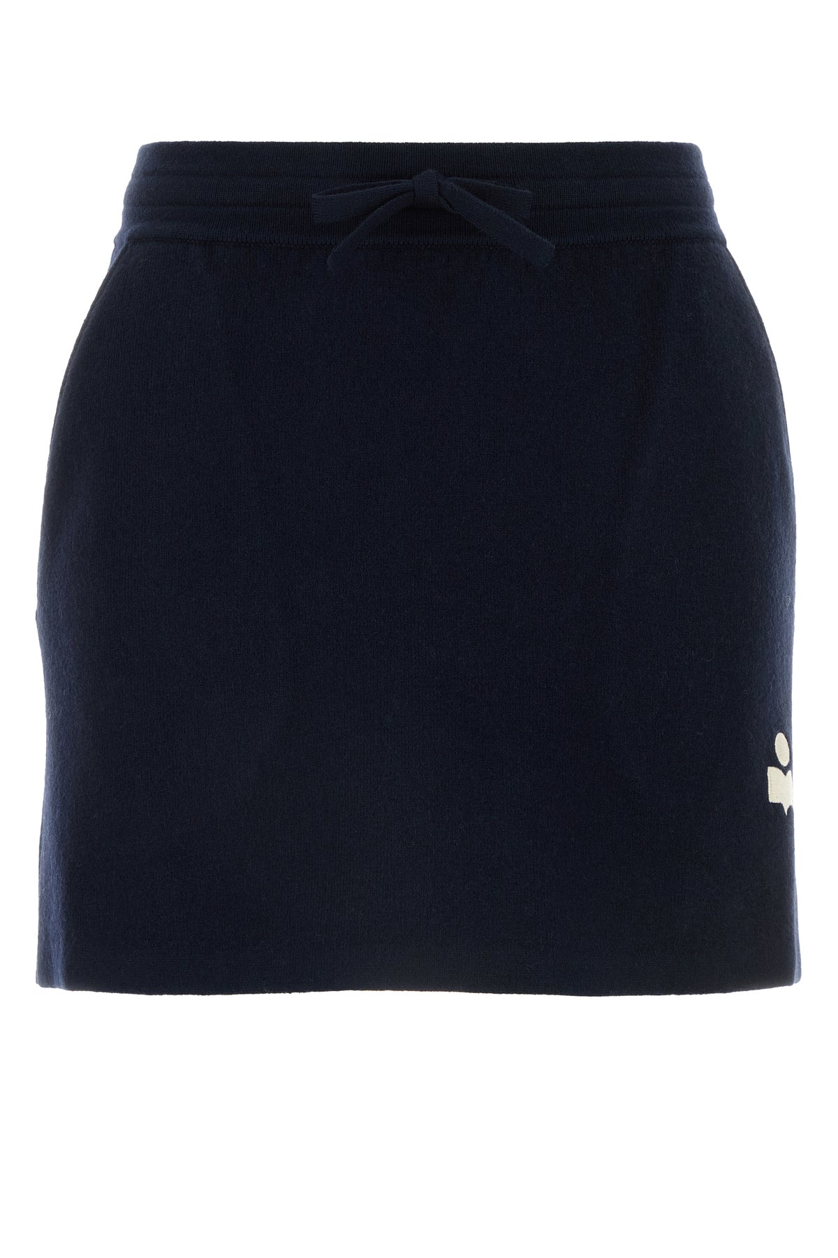 ISABEL MARANT ETOILE Minigonna Amaline in misto cotone stretch blu notte