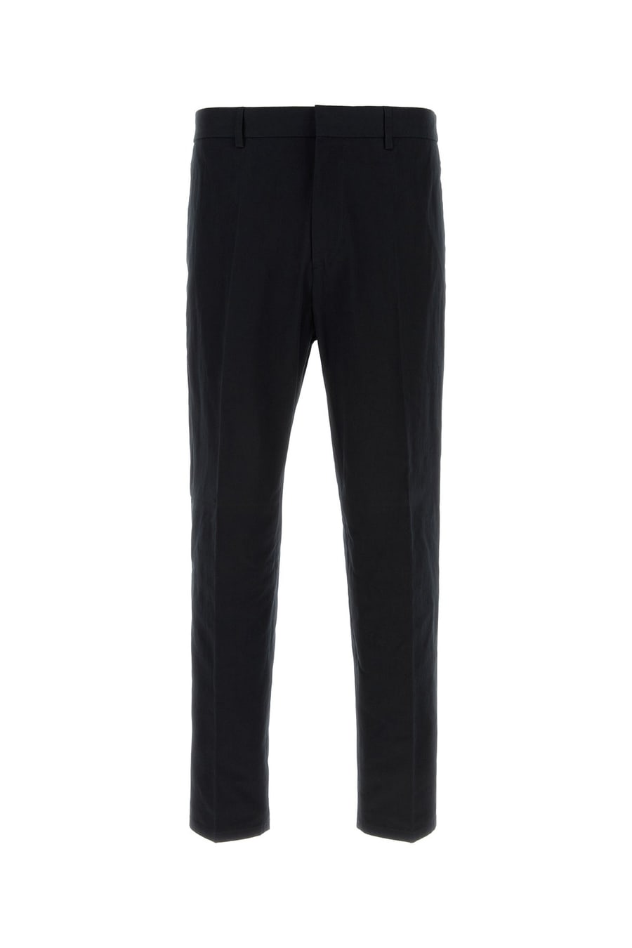 Jil Sander Pantalone in cotone blu notte