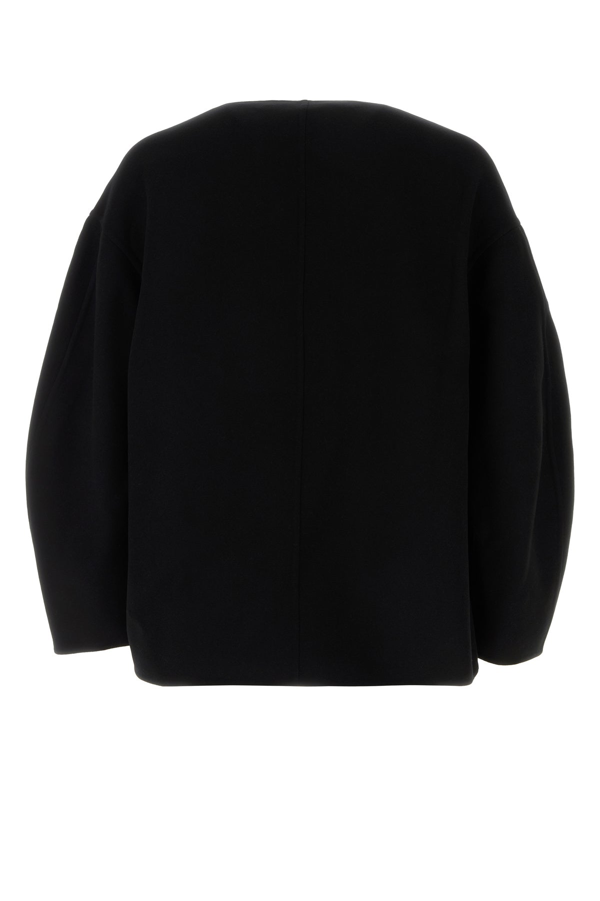 Jil Sander Maglione oversize in lana nera, view 2