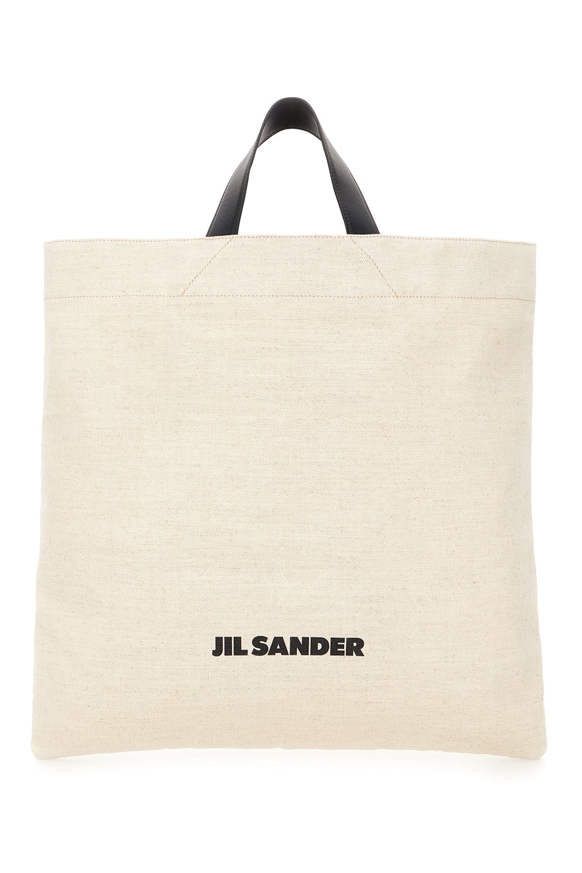 Jil Sander Borsa shopping in tela sabbia