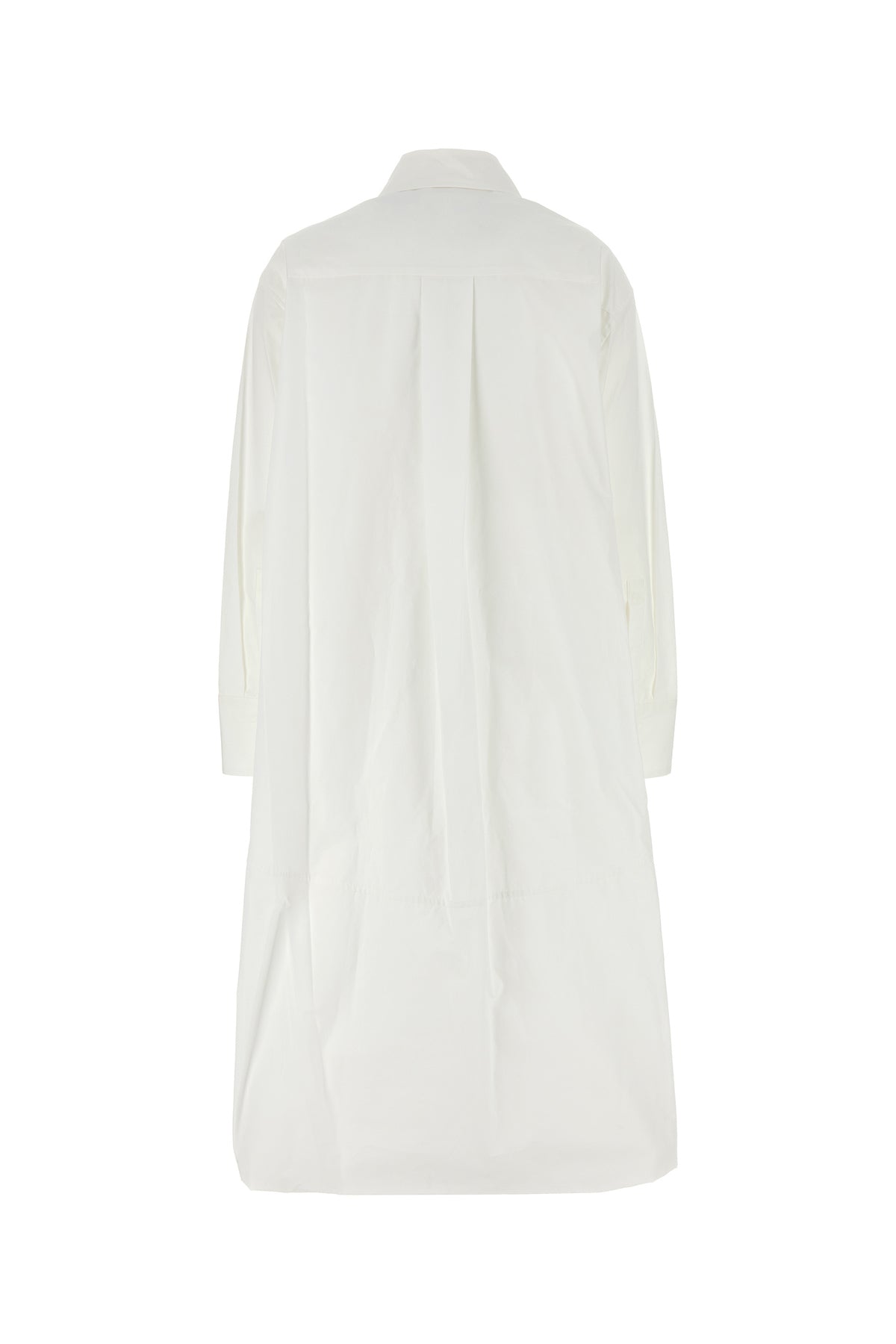 Jil Sander Abito chemisier in popeline bianco, view 2