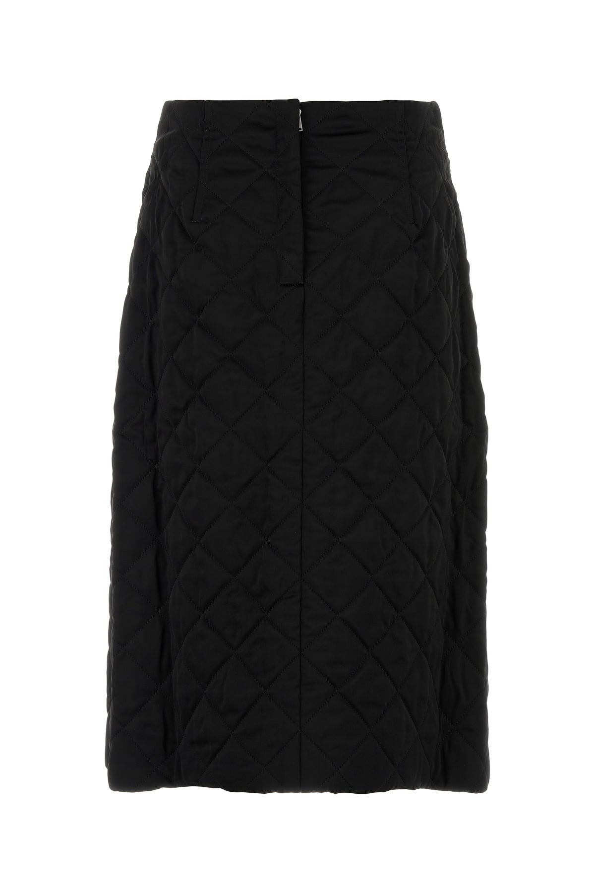 Jil Sander Gonna in viscosa nera, view 2