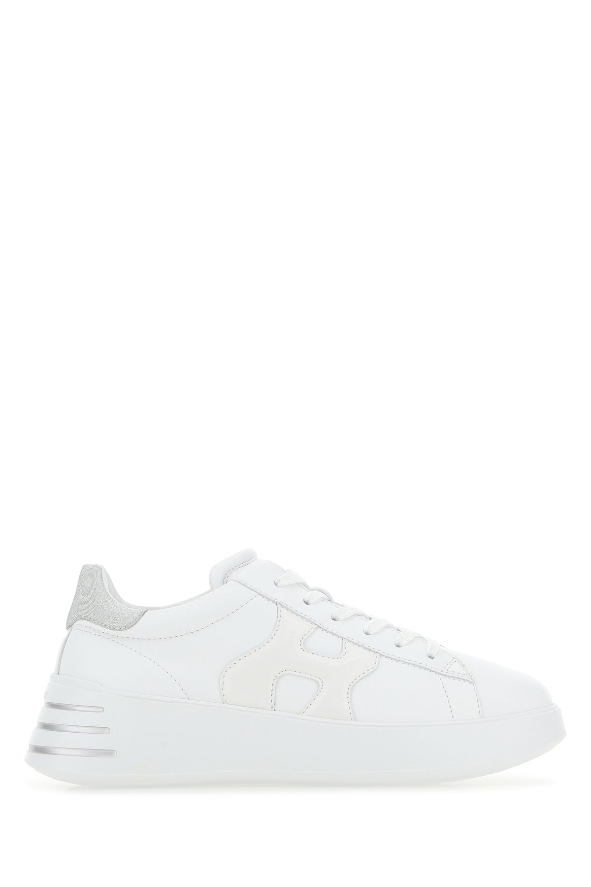 Hogan Sneakers Rebel in nappa bianca