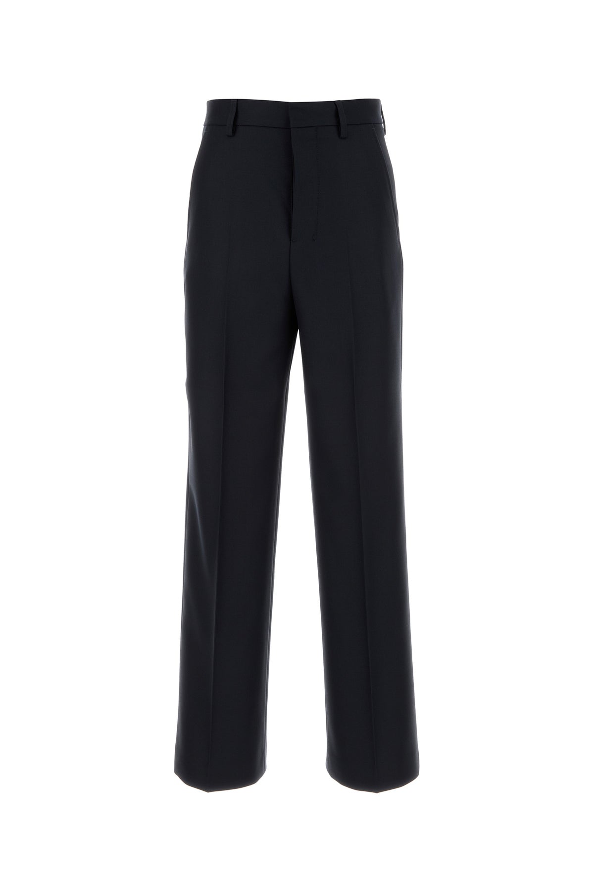 AMI Pantalone in lana blu notte