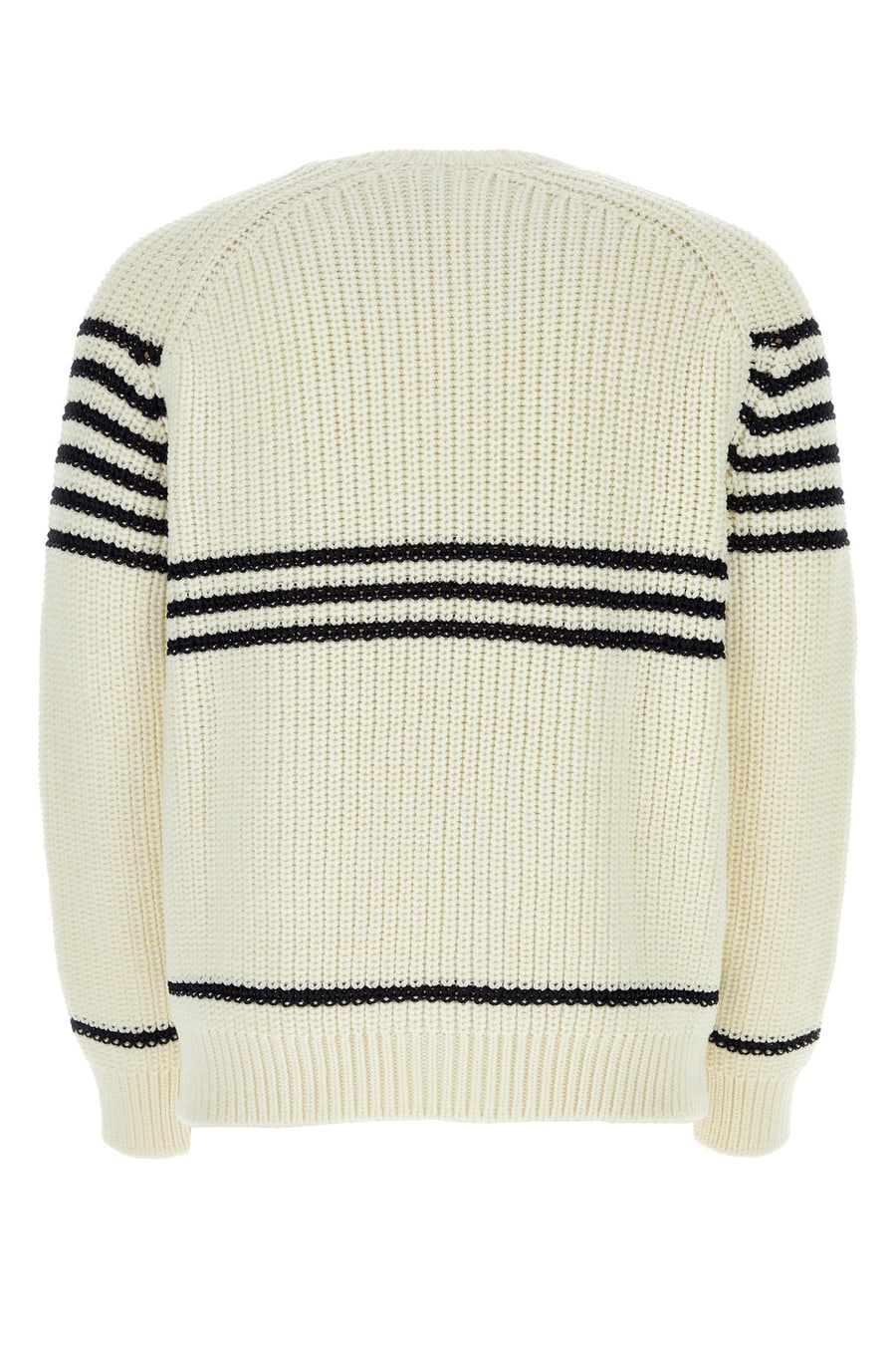 Loewe Maglione in misto lana avorio, view 2
