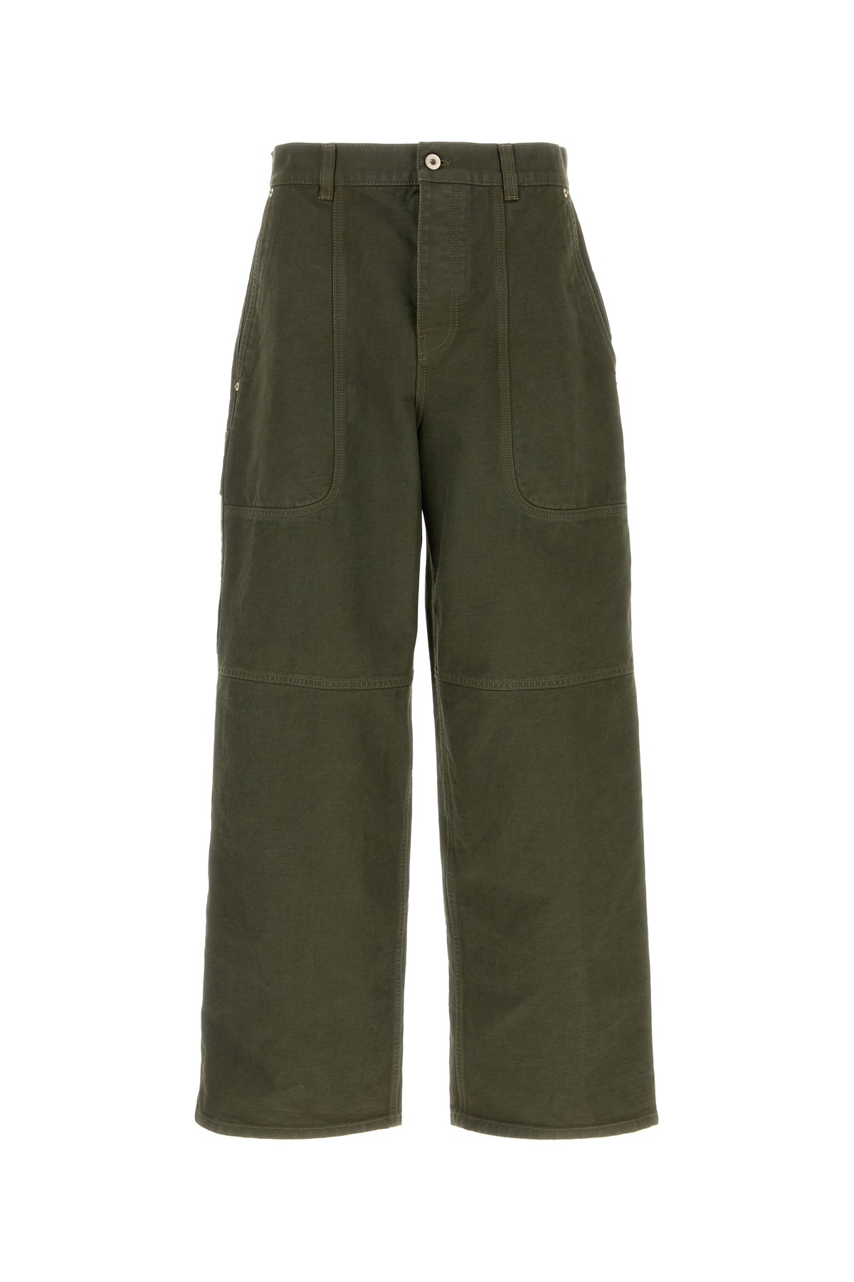 Loewe Pantalone cargo in cotone kaki