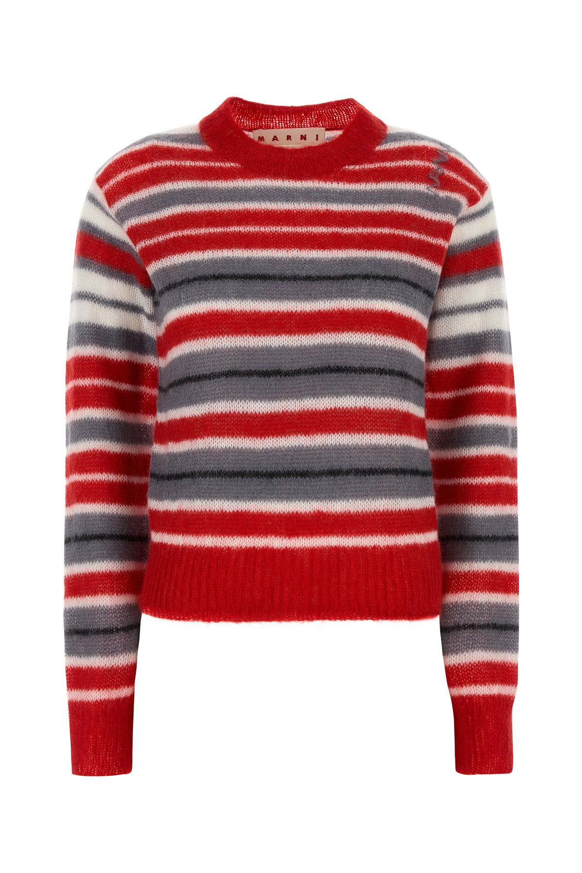 Marni Maglione in misto mohair ricamato